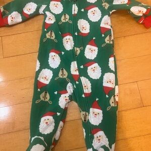 Green Santa Kids One Piece